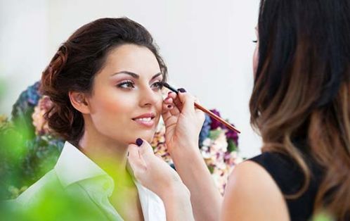 natural make-up for brides