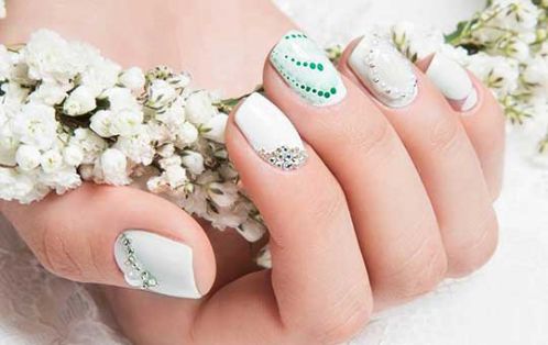 nail art for weddings